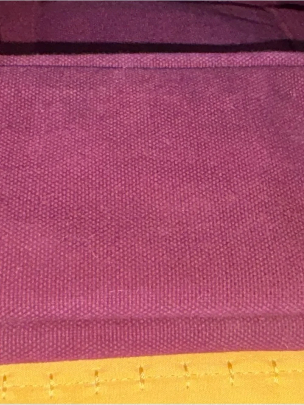 Lands' End Plum Canvas Duffel Bag
